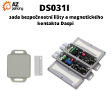 DS031I - sada bezpečnostní lišty a magnetického kontaktu Daspi